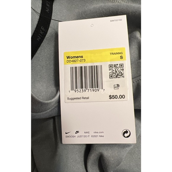 Nike Shirt Women Size Small DD4927-073 Therma-FIT One Long-Sleeve Gray Heather - Picture 4 of 5